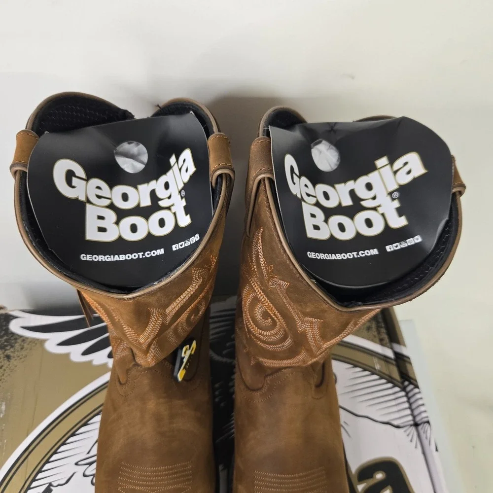 Georgia Boot Carbo-Tec LT Steel Toe Waterproof Pull On Work Boot GB00264 9 M